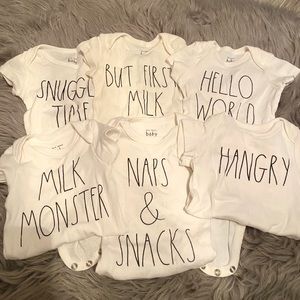 Rae Dunn Bundle 3/6 Month onesie